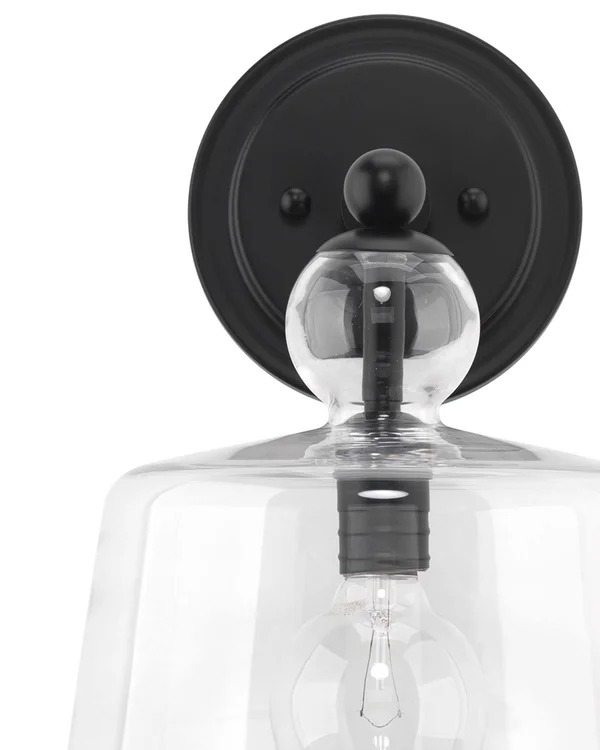 Hudson Black Wall Sconce