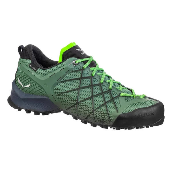 Salewa Men's Wildfire GTX Shoes 9 Myrtle, Fluo Green