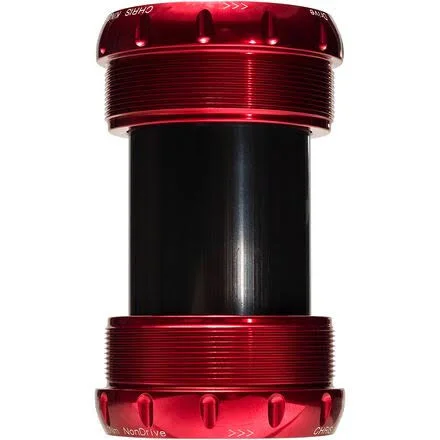 Chris King ThreadFit T47 30X Bottom Bracket Stainless Red