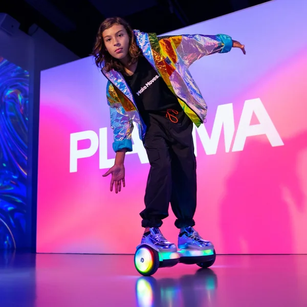 Jetson Plasma Black Hoverboard, Size: 23 inch x 7.3 inch x 7 inch