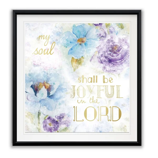 Joyful -Framed Giclee Print - 22X22