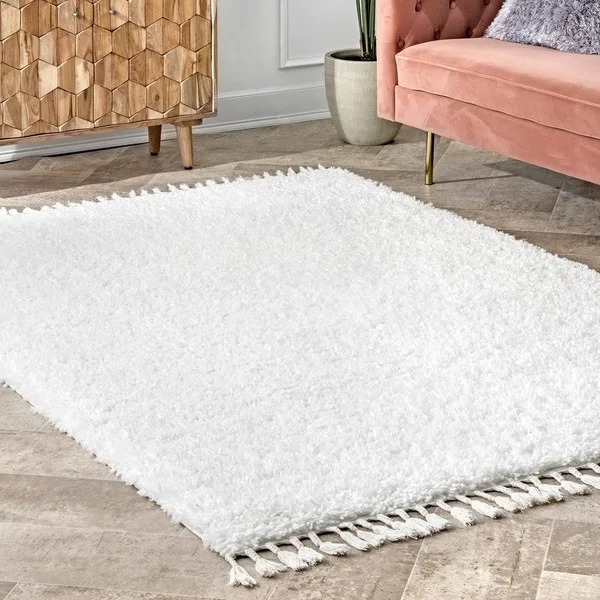 nuLOOM Neva Plush Shag Area Rug - 10& x 14&, Pink