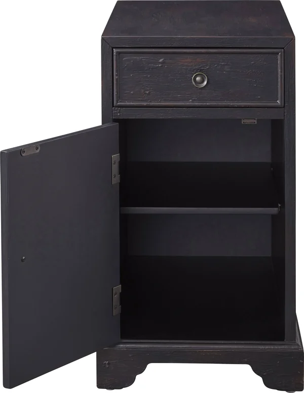 Progressive Furniture A215-69B Cass Black Chairside Table