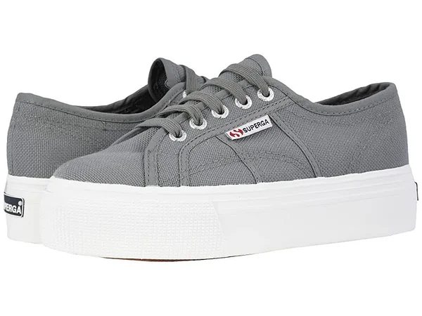 Superga Women's 2790 Acotw Platform Lace-Up Sneakers - Grey Sage
