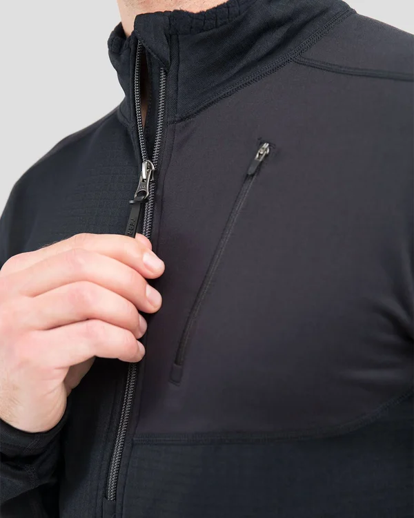 3.0 Men's Ecolator Performance Quarter Zip 2XL - Dark Grey Heather
