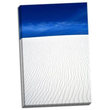 'White Sands I' Photographic Print on Wrapped Canvas Highland Dunes