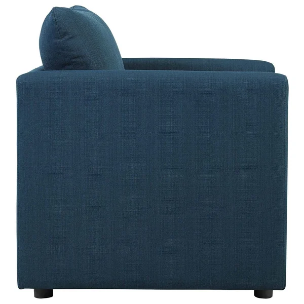 Modway Activate Upholstered Fabric Armchair - Light Gray