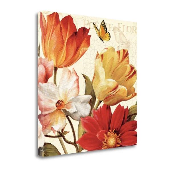 35x22 x 35x22 Poesie Florale III by Lisa Audit Fine Art Giclee Print