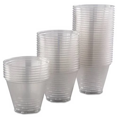 Fabri-Kal RK Crisscross Cold Drink Cups - 3 oz, Clear