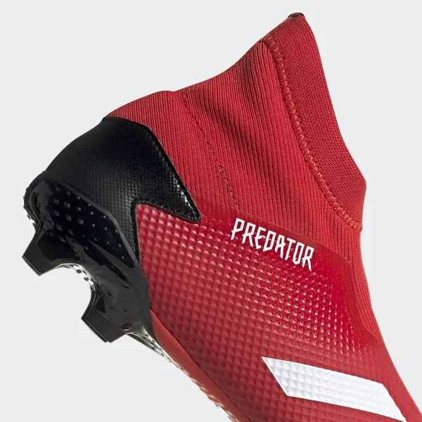 Adidas Predator 20.3 Laceless FG Red/White/Black 9