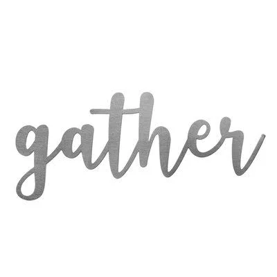 Farmhouse Words Gather Wall D閏or Rusted Orange Craftworks Co.