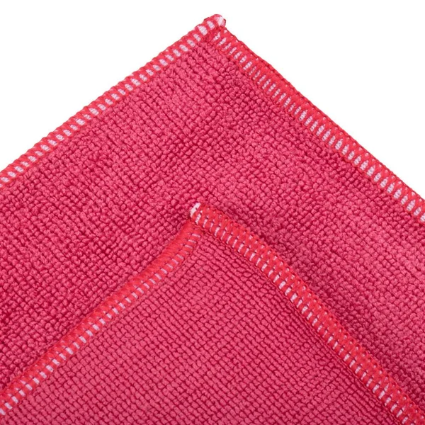 Unger SmartColor MicroWipes 4000, Heavy-Duty, 16 x 15, Red, 10-Case