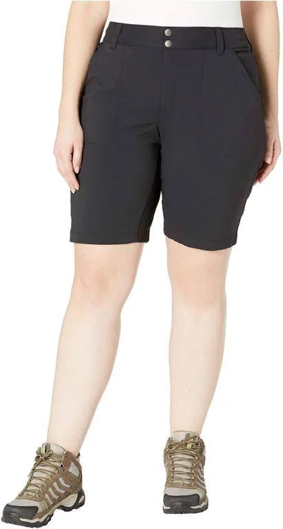 Columbia Plus Size Saturday Trail Long Short, 18W 10, Black