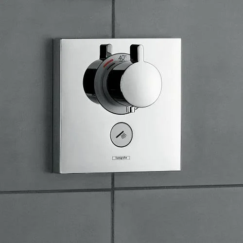 Hansgrohe ShowerSelect Concealed Highflow Thermostat for 1 Outlet, 1 Additonal Outlet 15761000