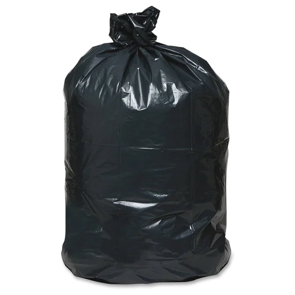 Recycled Can Liners, 40-45gal, 2mil, 40 x 46, Black, 100/Carton