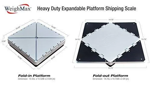 No1. Best scale-weighmax Transformer Digital metal-built Shipping Postal Scale - 300lbs by 0.02lb
