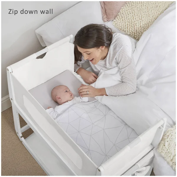 Snuz SnuzPod3 Bedside Crib - White, 49 x 100 x 95cm