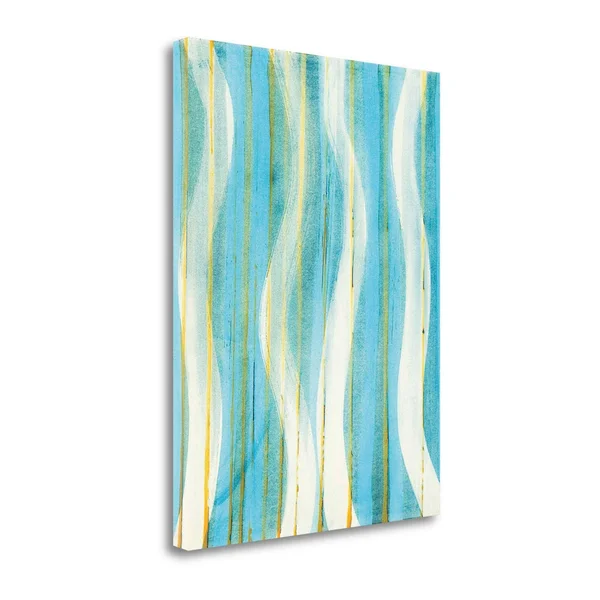 Tangletown Fine Art Carousing with Lines II Canvas Wall Art by Allison G Miller