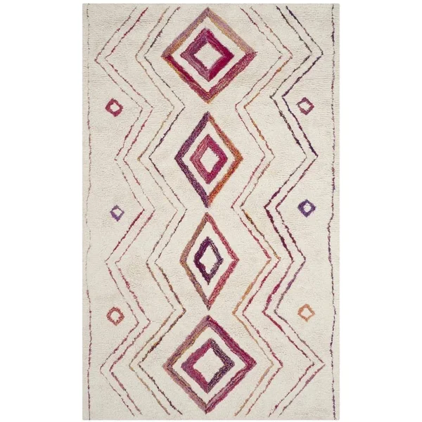 Safavieh Casablanca CSB214A Ivory, Multi Rug 2&3x22 x 8& Runner