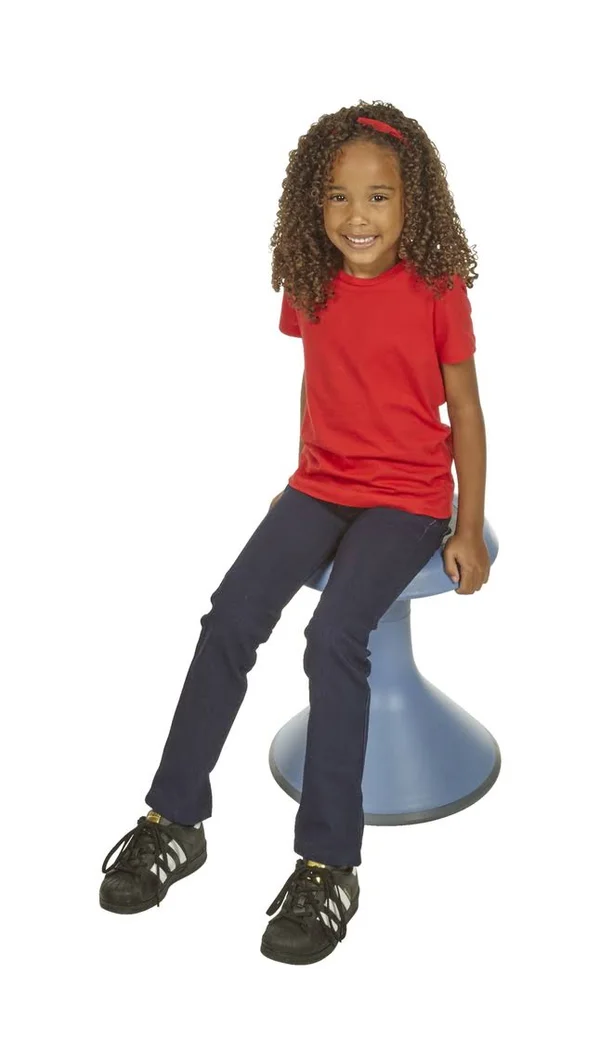 Classroom Select NeoRok Motion Stool - Active Wobble Seating, 15-1/2 inch Seat Height, Paprika, Gold, Nylon, Choose A Color, L