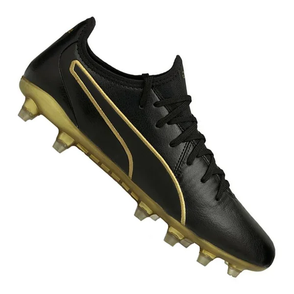 Puma King Pro FG Football Boots - Mens - Black/Gold