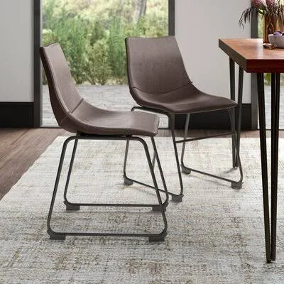 Lycus Upholstered Side Chair Mercury Row Upholstery Color: Brown