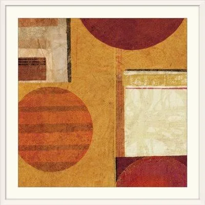 &Geo Tea II& by Sue Schlabach Painting Print Great Big Canvas Size: 32x22 H x 32x22 W x 1x22 D - Format: White Framed
