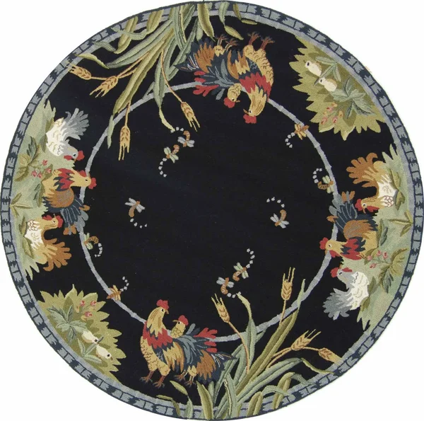 Safavieh Chelsea HK56B 3&9x22 x 5&9x22 Black Area Rug