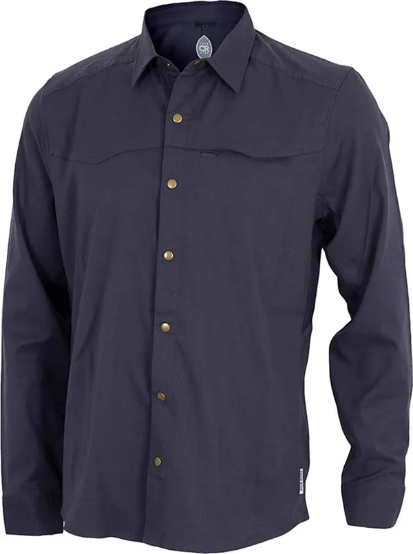 Club Ride Sawtooth Jersey - Navy Long Sleeve Men's Small