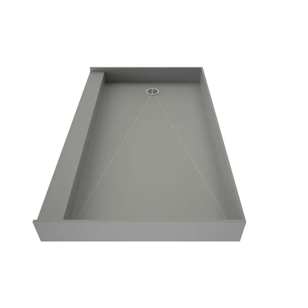Tile Redi 3260LSPVC-15-2-4 60x22 x 32x22 Single Threshold Shower Base Drain Location Left