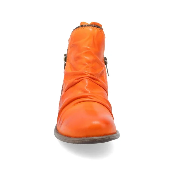 Miz Mooz Luna Women's Ankle Boot Orange Size 8