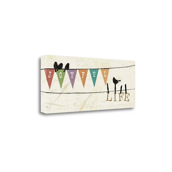 Happy Words II by Pela Fine Art Giclee Print on Gallery Wrap Canvas