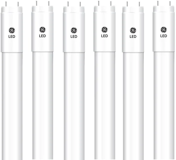 GE LED Tube T8 Fluorescent Replacement 48 Inches 15 Watt Cool White 4000K 1800 Lumens Type A (Case of 12)
