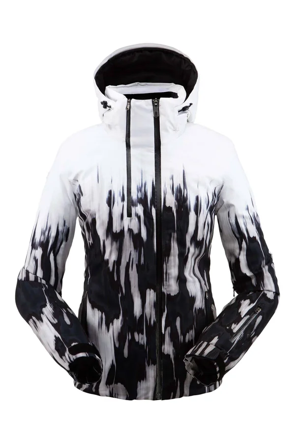 Spyder Women's Inspire GTX Jacket - 4 - Ikat Print Black