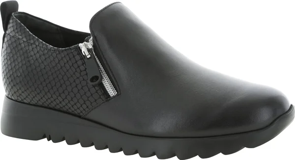 Munro Women's Kit - Black Leather/Black Viper Size: 10.5 M