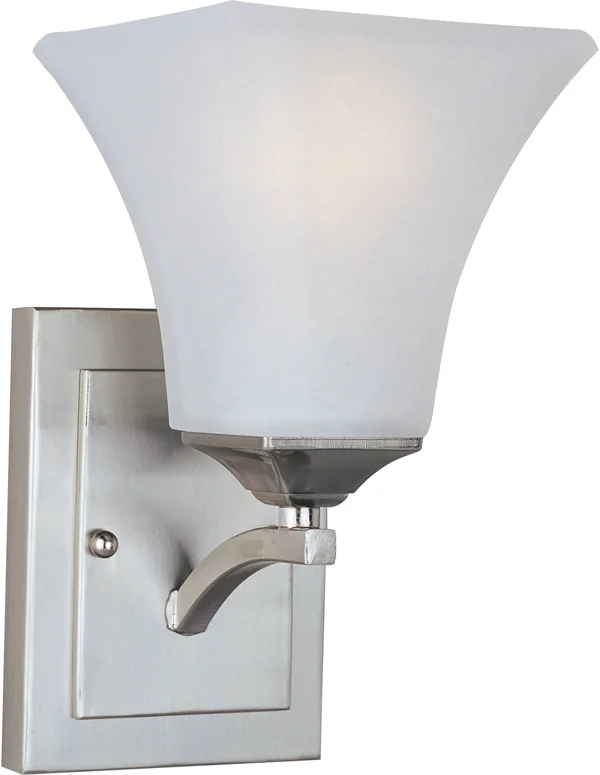 Maxim 20098FTSN Aurora 1-Light Wall Sconce - Satin Nickel