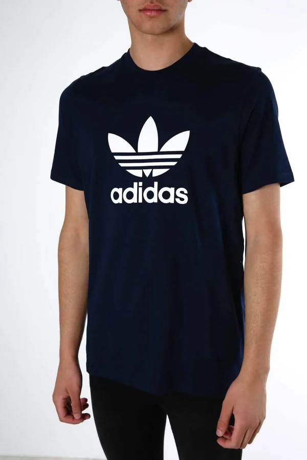 Adidas Originals Trefoil T Shirt Navy