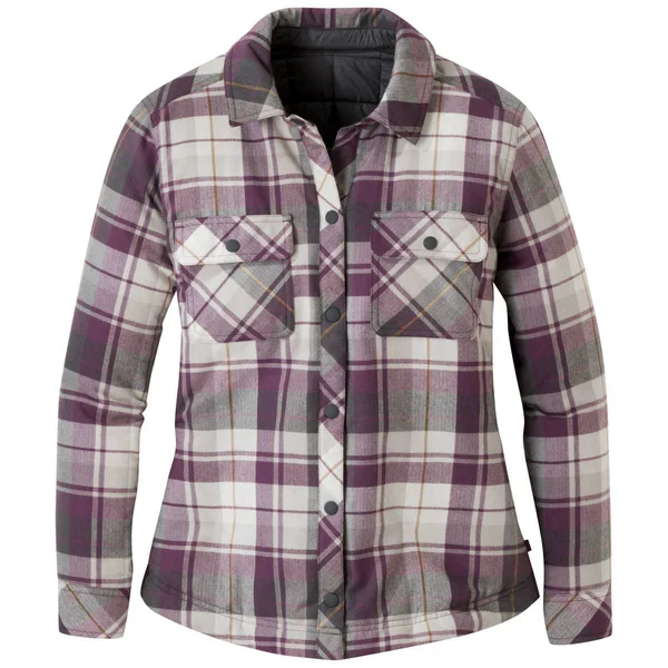 Outdoor Research Kalaloch Reversible Shirt Jacket - Women's Pacific Plum Plaid - XS