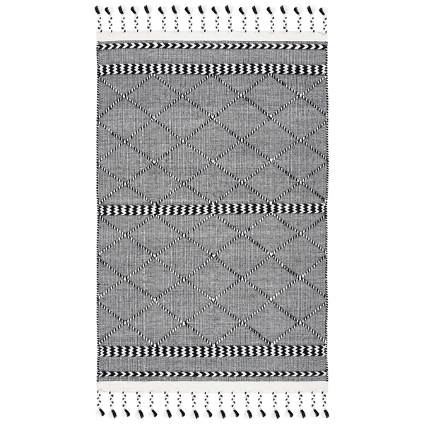 Safavieh Casablanca Rug Collection CSB575F - Grey, Ivory - 3' x 5'
