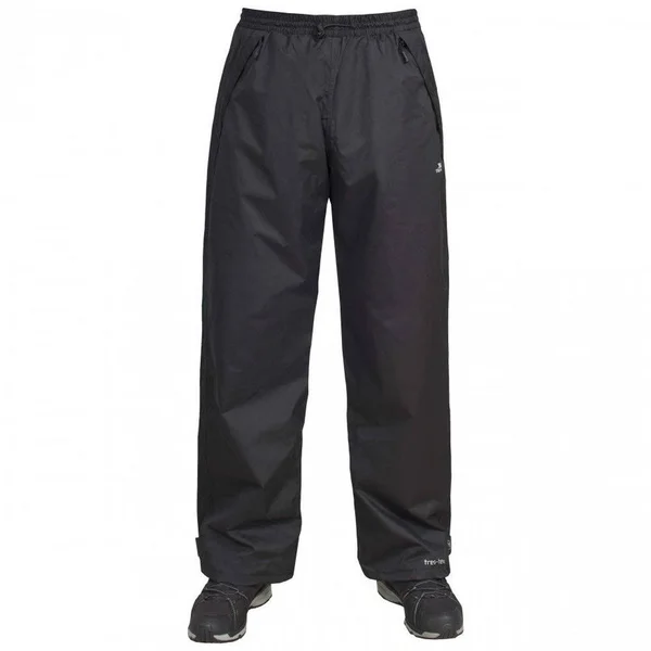 (L, Black) Trespass Mens Toliland Waterproof & Windproof Trousers