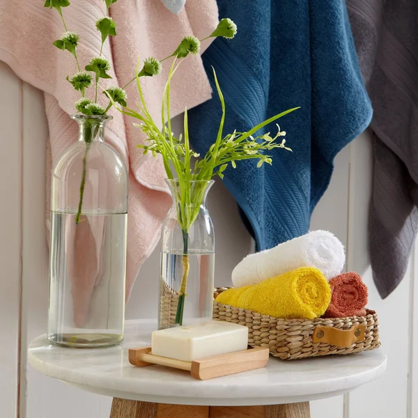 Great Bay Home Eco-Friendly Anti-Microbial 6 Piece Towel Set Blue
