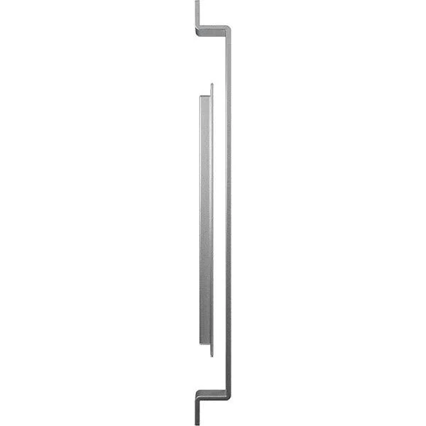 16x22 Pull Handle & 12x22 Flush Pull for 1 3/8x22 Doors - Silver Metallic