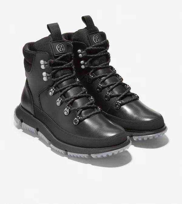 Cole Haan 4.Zerogrand Hiker WP Men's Boots 9416159 - 9.5 W - Wide, Black