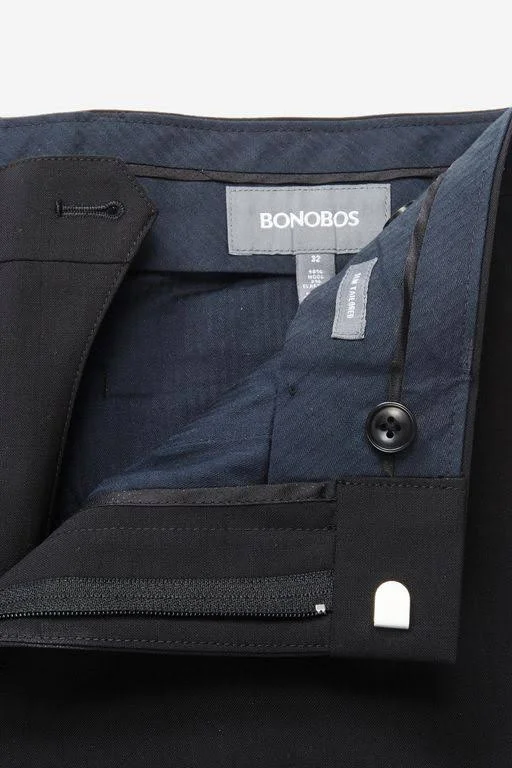 Bonobos Italian Stretch Wool Dress Pants - Black - Casual Pants
