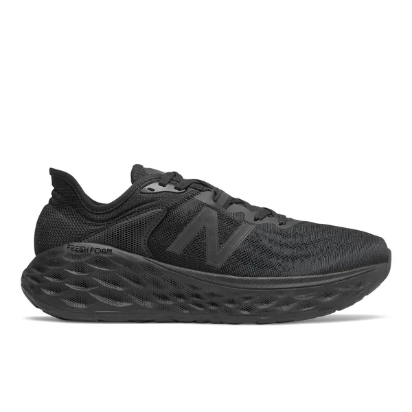New Balance Men's Black Fresh Foam More V2 Running Shoes, Size: 12.5