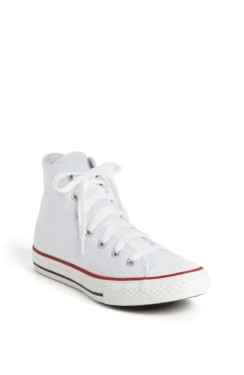 Kid's Converse Chuck Taylor All Star High Top Sneaker - Size 7 M - White