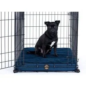 Gorilla Dog Beds Dura-Vel Orthopedic Dog Crate Pad, Navy, X-Small