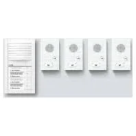 Door Station Set Set VAB 850-4 W, Siedle, Set VAB 850-4 W, 210010037-00, Door Intercom