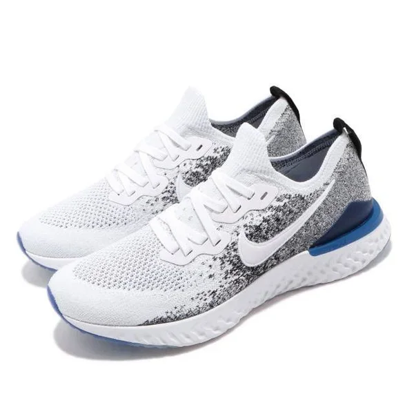 Nike Men's Epic React Flyknit 2 Running Shoes - White