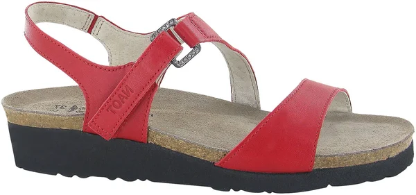 Naot Women's Pamela - Size: 41, Kiss Red Leather